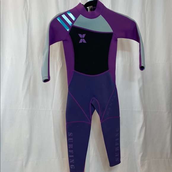 Kids Purple and Gray Rashguard - Picture 1 of 6